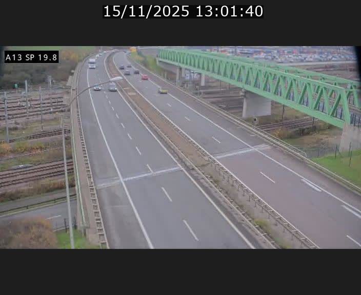 <h2>Traffic live webcam Luxembourg Croix de Bettembourg - A13 direction Esch-sur-Alzette - BK 19.8</h2>