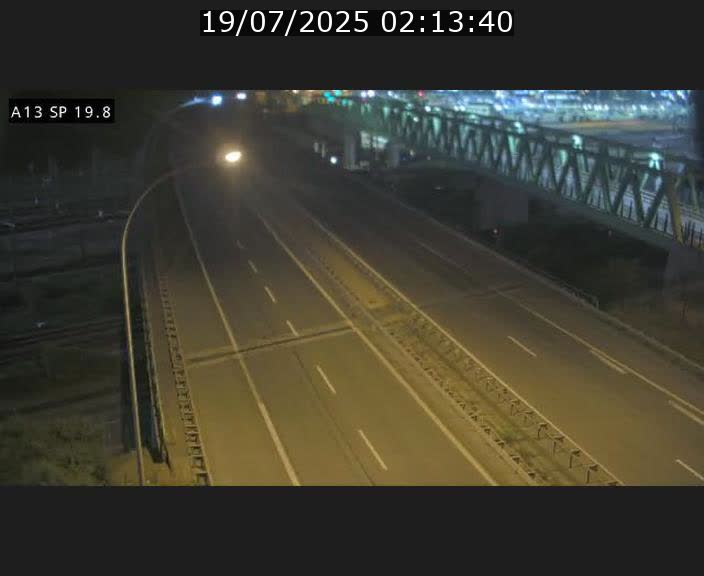 Traffic live webcam Luxembourg Croix de Bettembourg - A13 direction Esch-sur-Alzette - BK 19.8