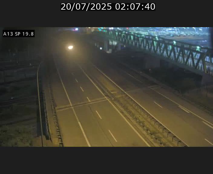Traffic live webcam Luxembourg Croix de Bettembourg - A13 direction Esch-sur-Alzette - BK 19.8