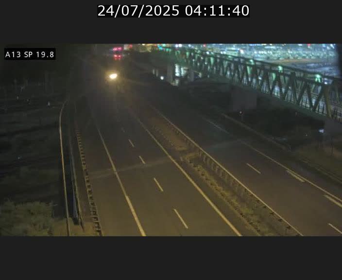 Traffic live webcam Luxembourg Croix de Bettembourg - A13 direction Esch-sur-Alzette - BK 19.8