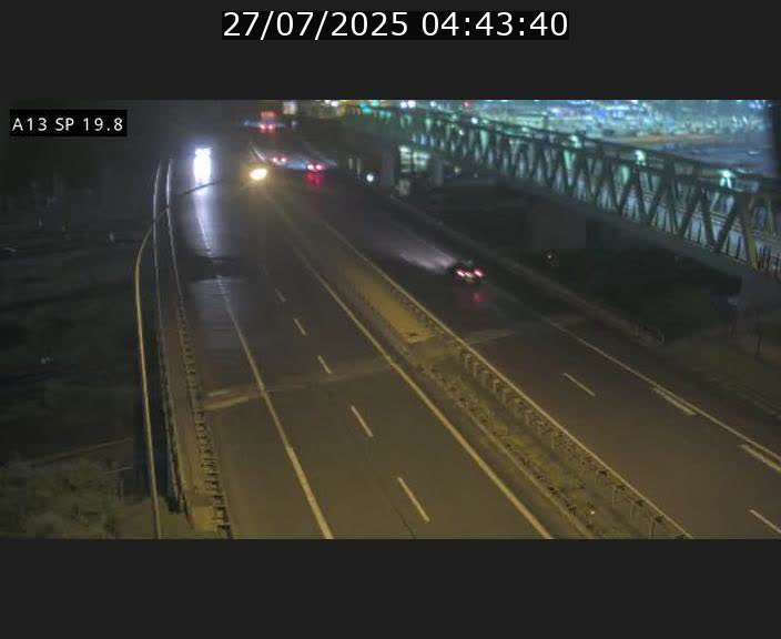 Traffic live webcam Luxembourg Croix de Bettembourg - A13 direction Esch-sur-Alzette - BK 19.8