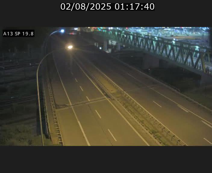 Traffic live webcam Luxembourg Croix de Bettembourg - A13 direction Esch-sur-Alzette - BK 19.8