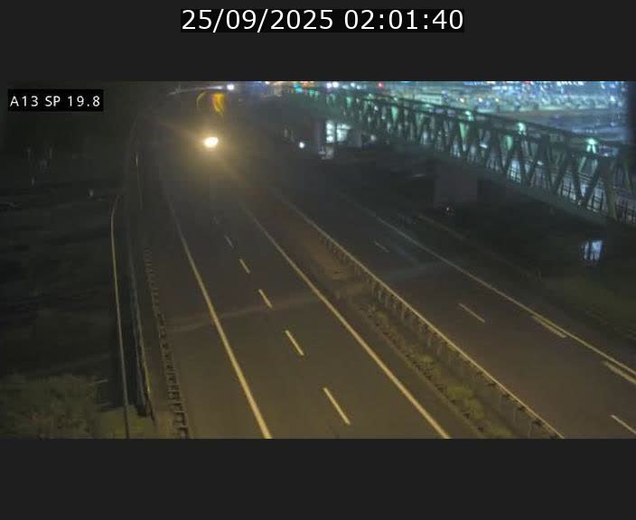 Traffic live webcam Luxembourg Croix de Bettembourg - A13 direction Esch-sur-Alzette - BK 19.8