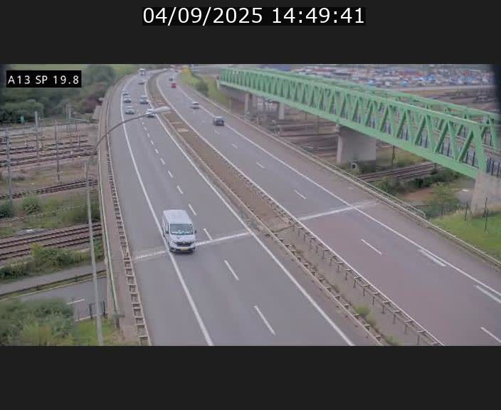 <h2>Traffic live webcam Luxembourg Croix de Bettembourg - A13 direction Esch-sur-Alzette - BK 19.8</h2>