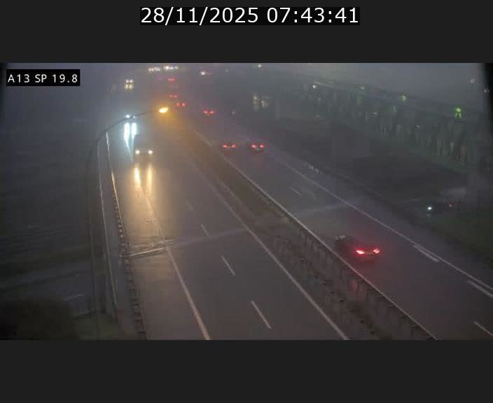 <h2>Traffic live webcam Luxembourg Croix de Bettembourg - A13 direction Esch-sur-Alzette - BK 19.8</h2>