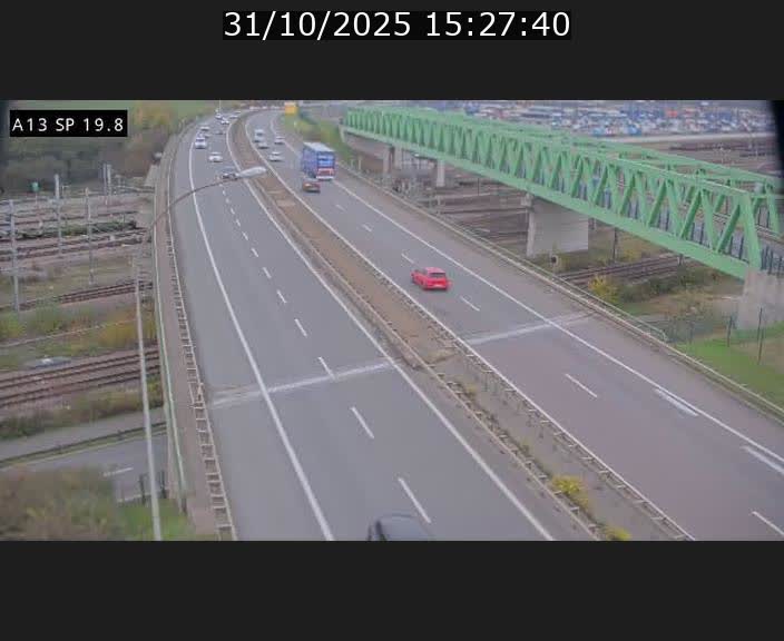 <h2>Traffic live webcam Luxembourg Croix de Bettembourg - A13 direction Esch-sur-Alzette - BK 19.8</h2>