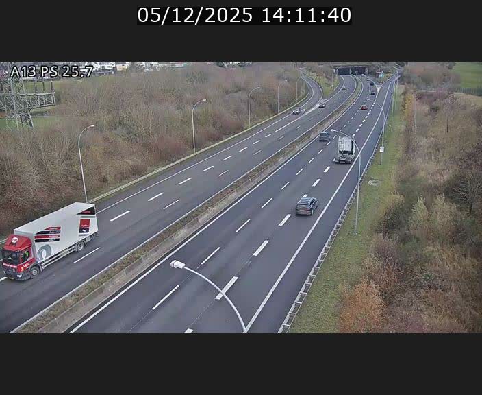<h2>Traffic live webcam Luxembourg Frisange - A13 direction Allemagne - BK 26</h2>