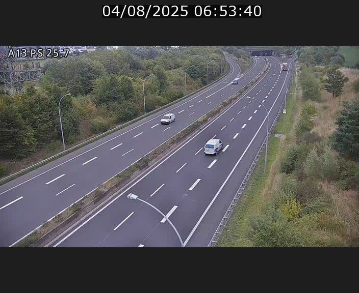 <h2>Traffic live webcam Luxembourg Frisange - A13 direction Allemagne - BK 26</h2>