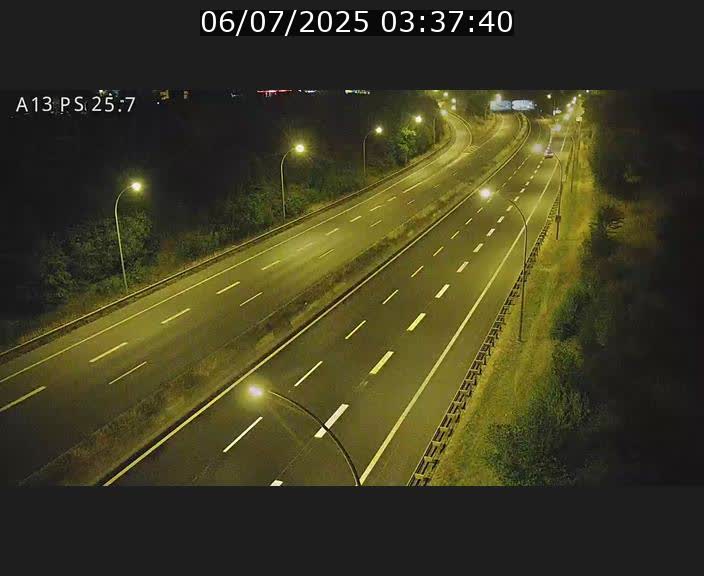 Traffic live webcam Luxembourg Frisange - A13 direction Allemagne - BK 26