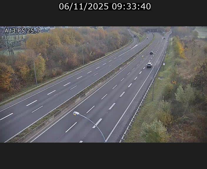 <h2>Traffic live webcam Luxembourg Frisange - A13 direction Allemagne - BK 26</h2>