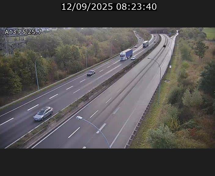 <h2>Traffic live webcam Luxembourg Frisange - A13 direction Allemagne - BK 26</h2>