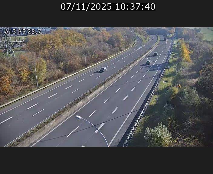 <h2>Traffic live webcam Luxembourg Frisange - A13 direction Allemagne - BK 26</h2>