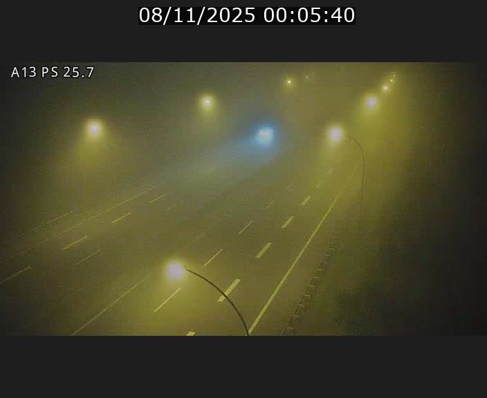 Traffic live webcam Luxembourg Frisange - A13 direction Allemagne - BK 26