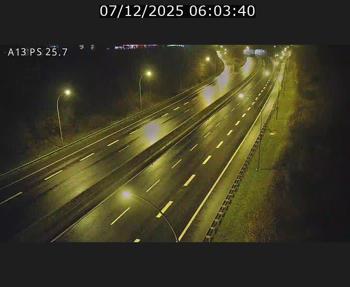 Traffic live webcam Luxembourg Frisange - A13 direction Allemagne - BK 26