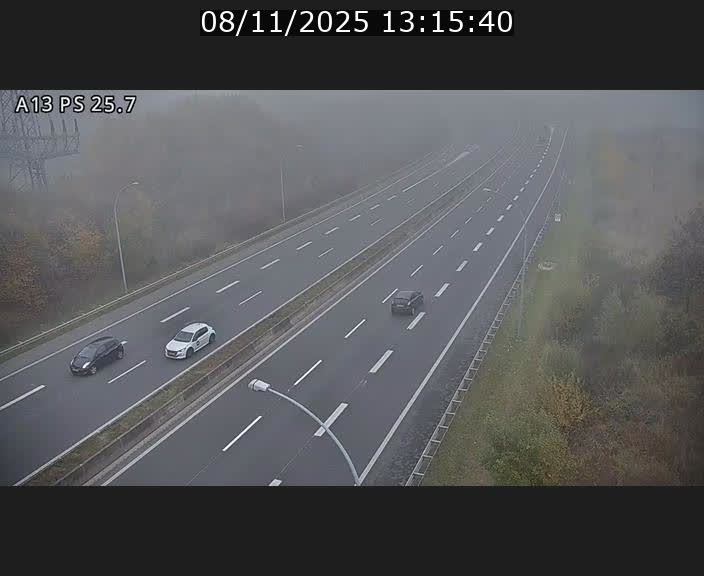 <h2>Traffic live webcam Luxembourg Frisange - A13 direction Allemagne - BK 26</h2>