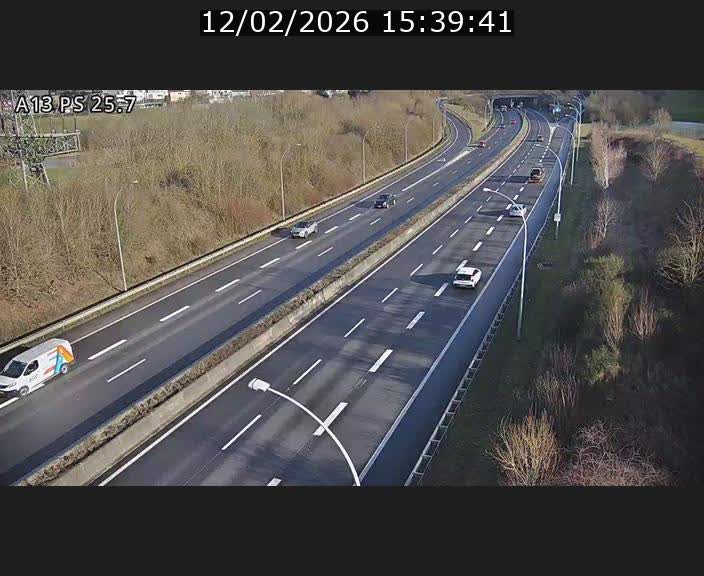<h2>Traffic live webcam Luxembourg Frisange - A13 direction Allemagne - BK 26</h2>
