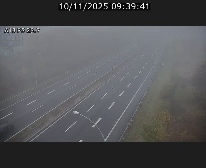 Traffic live webcam Luxembourg Frisange - A13 direction Allemagne - BK 26