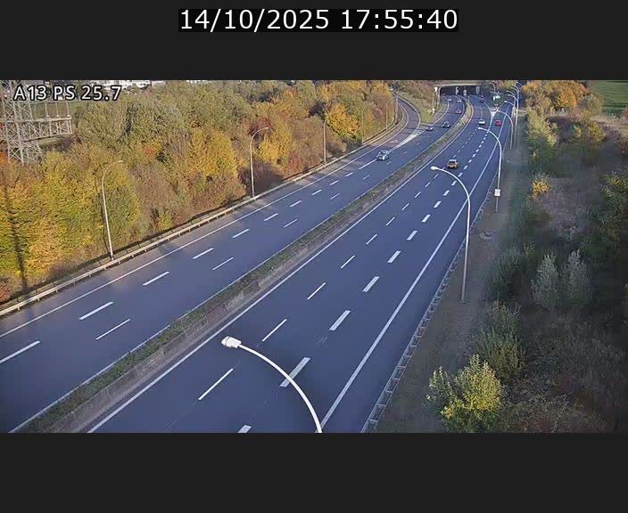<h2>Traffic live webcam Luxembourg Frisange - A13 direction Allemagne - BK 26</h2>
