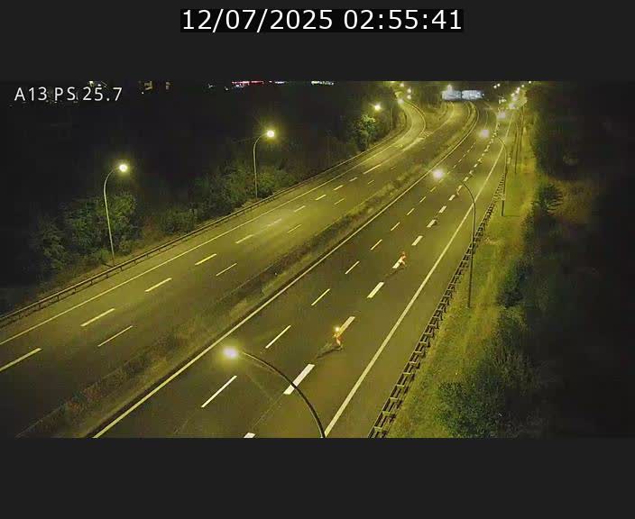 Traffic live webcam Luxembourg Frisange - A13 direction Allemagne - BK 26
