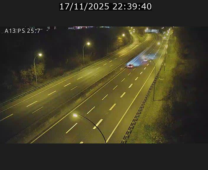 Traffic live webcam Luxembourg Frisange - A13 direction Allemagne - BK 26