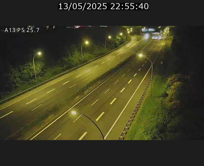 Traffic live webcam Luxembourg Frisange - A13 direction Allemagne - BK 26