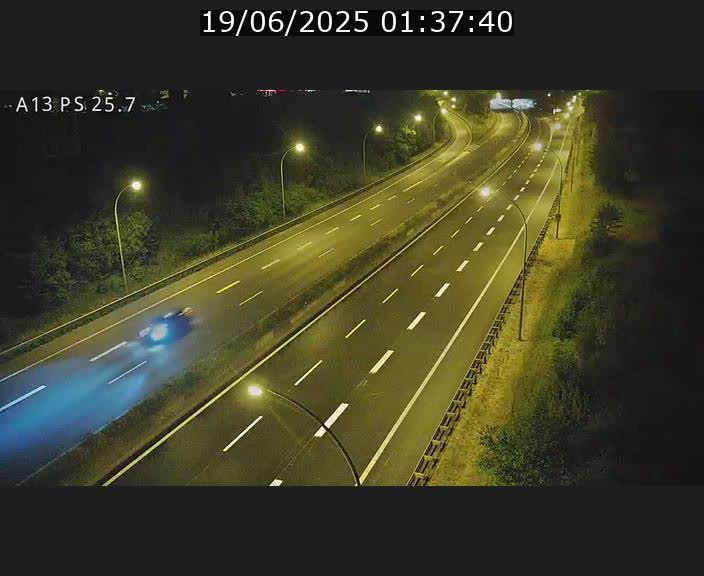 Traffic live webcam Luxembourg Frisange - A13 direction Allemagne - BK 26
