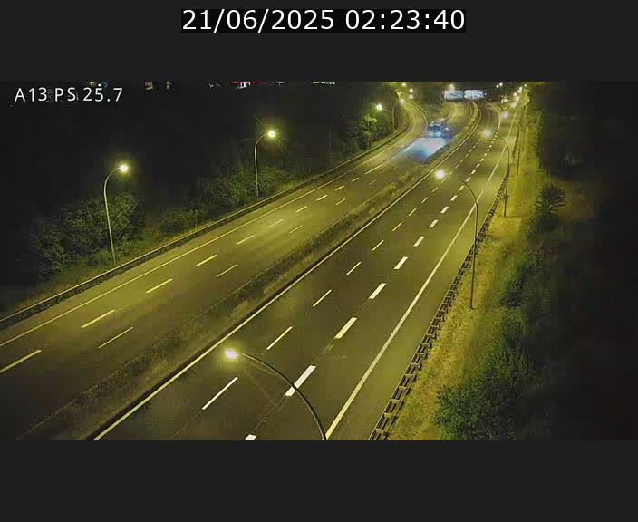 Traffic live webcam Luxembourg Frisange - A13 direction Allemagne - BK 26