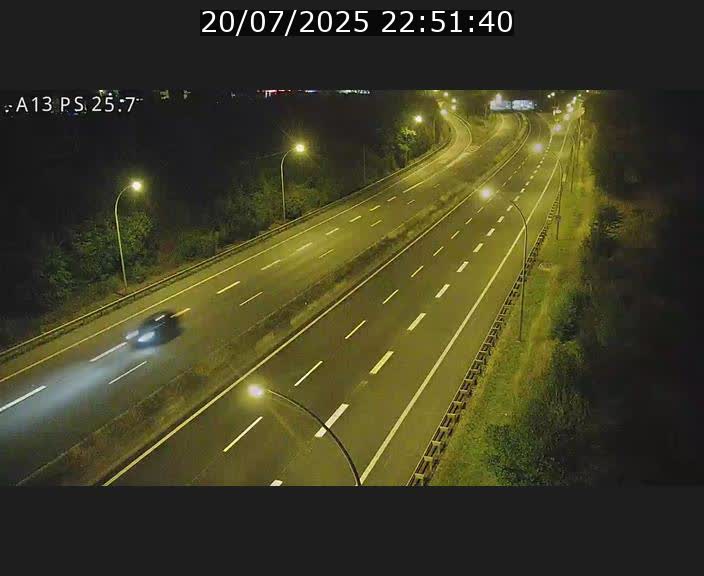 Traffic live webcam Luxembourg Frisange - A13 direction Allemagne - BK 26