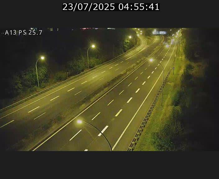 Traffic live webcam Luxembourg Frisange - A13 direction Allemagne - BK 26