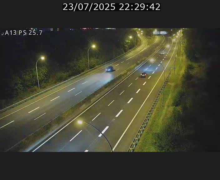 Traffic live webcam Luxembourg Frisange - A13 direction Allemagne - BK 26