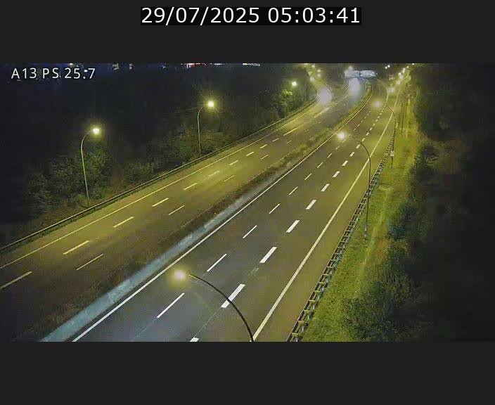 Traffic live webcam Luxembourg Frisange - A13 direction Allemagne - BK 26