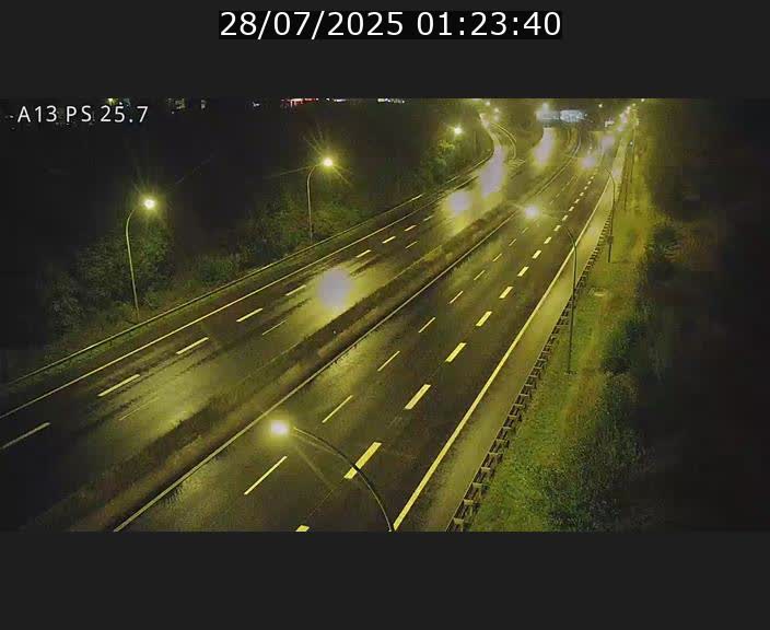 Traffic live webcam Luxembourg Frisange - A13 direction Allemagne - BK 26