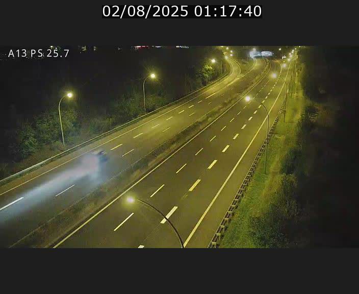 Traffic live webcam Luxembourg Frisange - A13 direction Allemagne - BK 26
