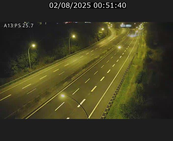Traffic live webcam Luxembourg Frisange - A13 direction Allemagne - BK 26