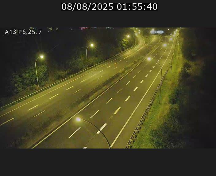 Traffic live webcam Luxembourg Frisange - A13 direction Allemagne - BK 26