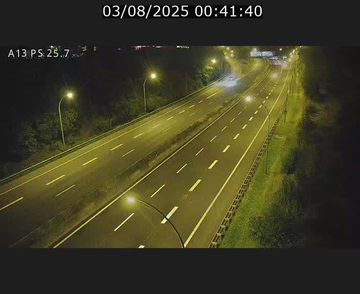 Traffic live webcam Luxembourg Frisange - A13 direction Allemagne - BK 26