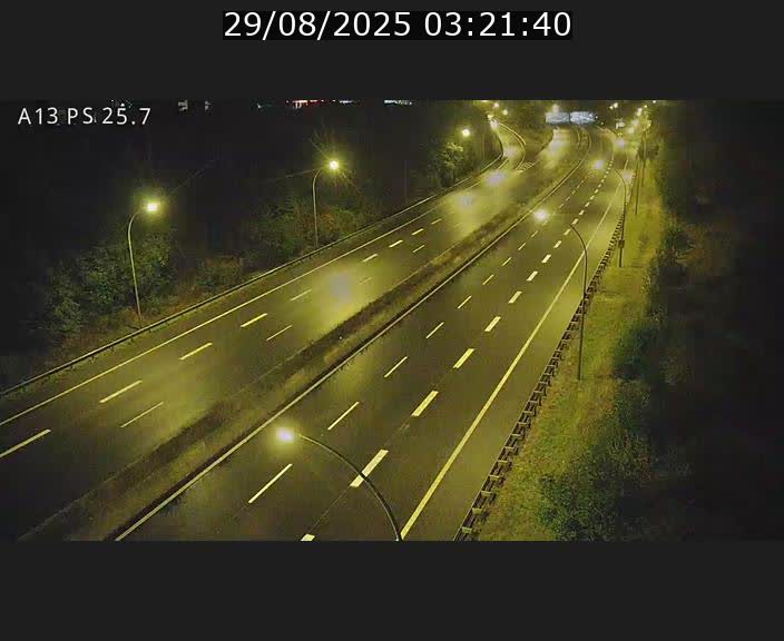 Traffic live webcam Luxembourg Frisange - A13 direction Allemagne - BK 26
