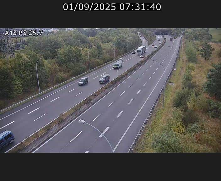 <h2>Traffic live webcam Luxembourg Frisange - A13 direction Allemagne - BK 26</h2>