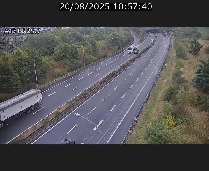 <h2>Traffic live webcam Luxembourg Frisange - A13 direction Allemagne - BK 26</h2>