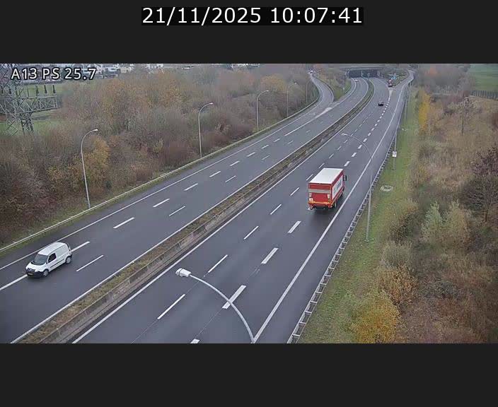 <h2>Traffic live webcam Luxembourg Frisange - A13 direction Allemagne - BK 26</h2>