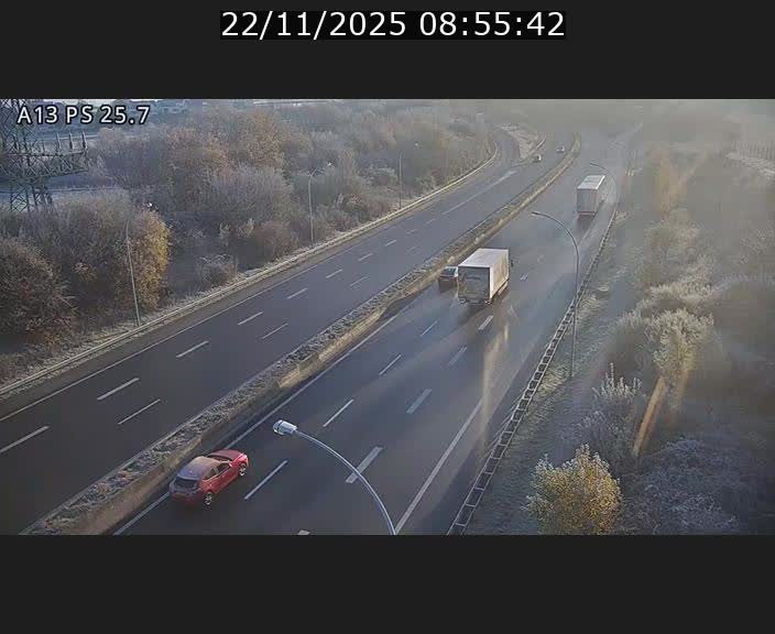 <h2>Traffic live webcam Luxembourg Frisange - A13 direction Allemagne - BK 26</h2>