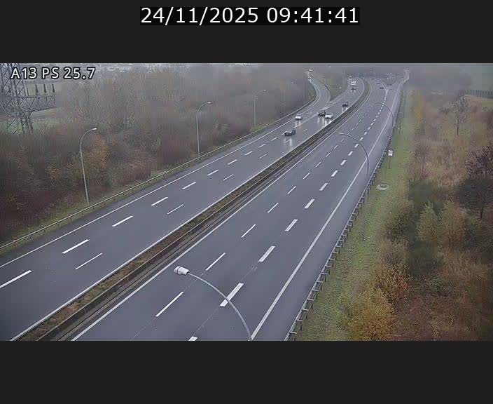 <h2>Traffic live webcam Luxembourg Frisange - A13 direction Allemagne - BK 26</h2>