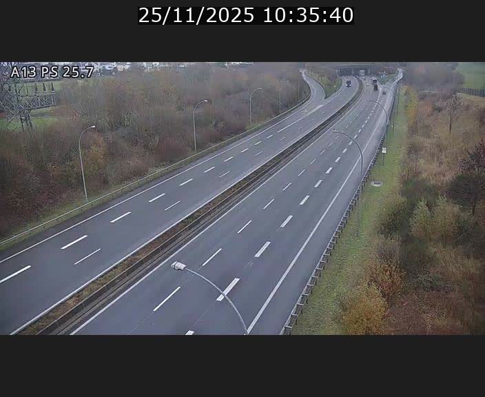 <h2>Traffic live webcam Luxembourg Frisange - A13 direction Allemagne - BK 26</h2>