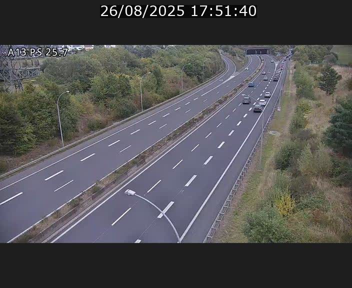 <h2>Traffic live webcam Luxembourg Frisange - A13 direction Allemagne - BK 26</h2>