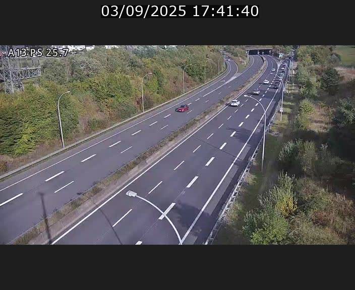 <h2>Traffic live webcam Luxembourg Frisange - A13 direction Allemagne - BK 26</h2>