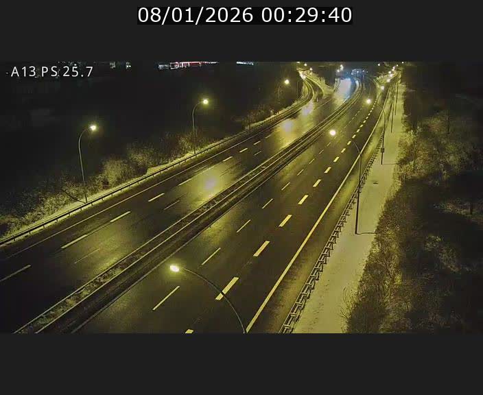Traffic live webcam Luxembourg Frisange - A13 direction Allemagne - BK 26