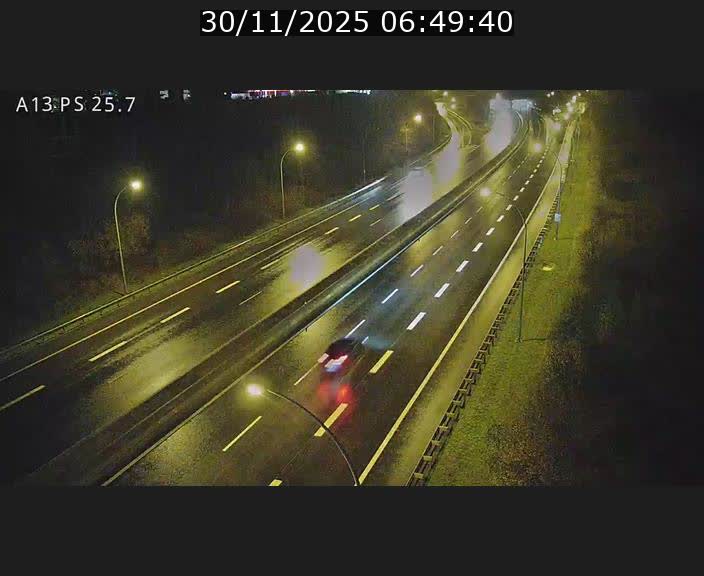 Traffic live webcam Luxembourg Frisange - A13 direction Allemagne - BK 26