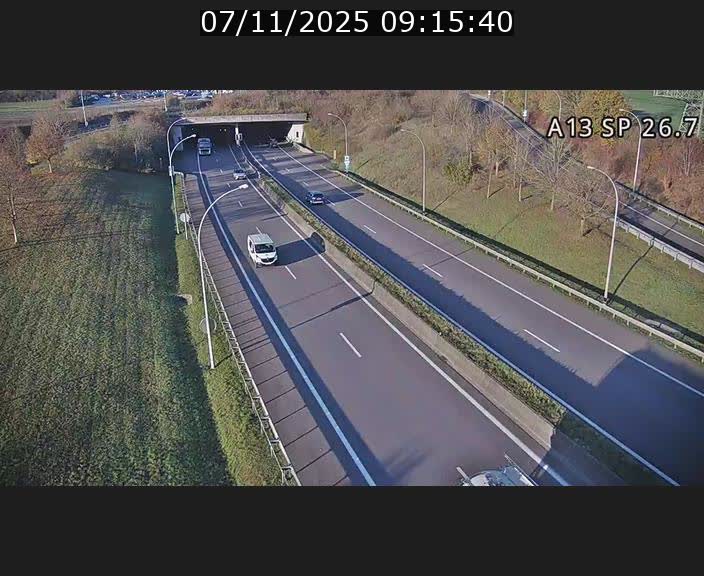 <h2>Traffic live webcam Luxembourg Frisange - A13 direction Luxembourg-ville - BK 26.7</h2>