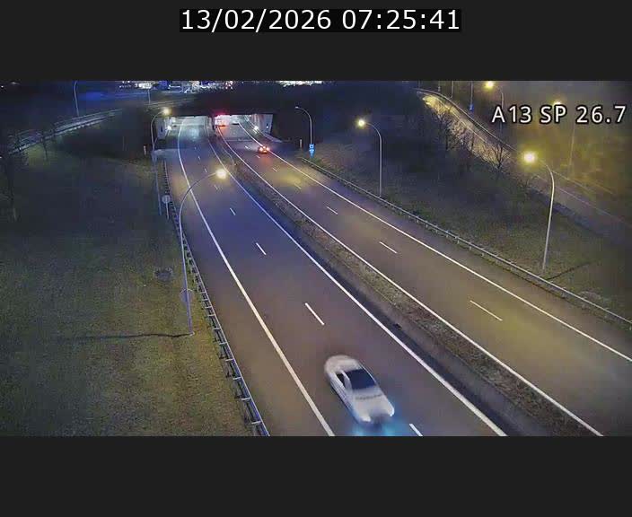 Traffic live webcam Luxembourg Frisange - A13 direction Luxembourg-ville - BK 26.7