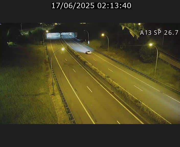 Traffic live webcam Luxembourg Frisange - A13 direction Luxembourg-ville - BK 26.7